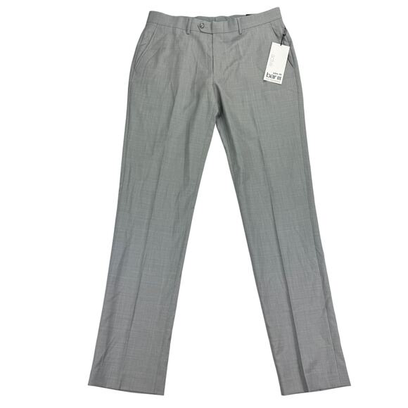Bar III Mens Slim Fit Wool Blend Active Stretch Suit Pants Gray 34x34 - Picture 1 of 4